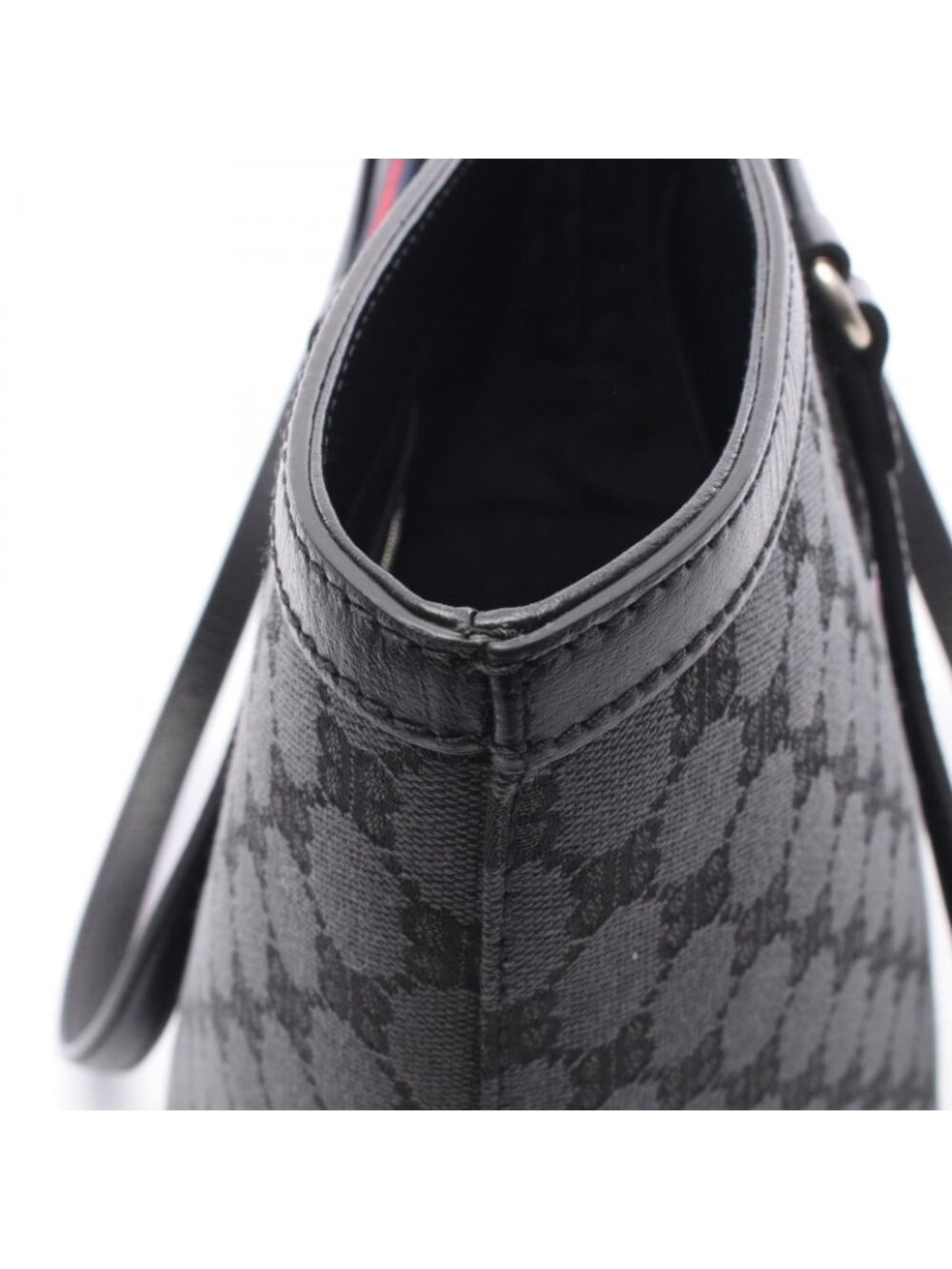 Gucci Tote The Hacker Project Black Canvas Leather - Picture 6 of 6